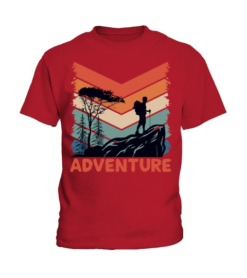 Vintage Mountains Climber Hiker Kids T-Shirt