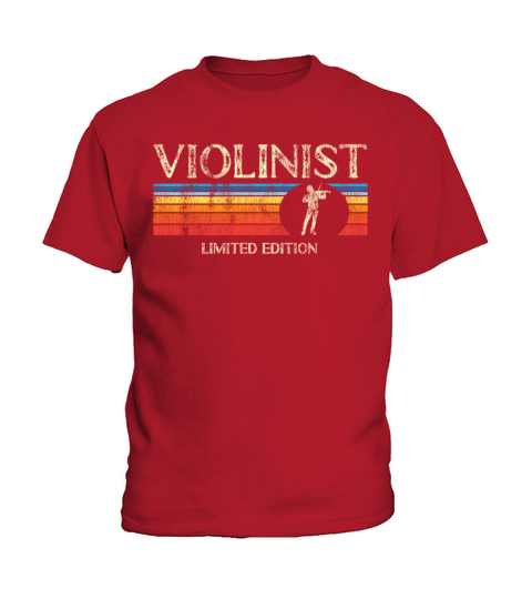 Violin Violinist Retro Vintage Kids T-Shirt