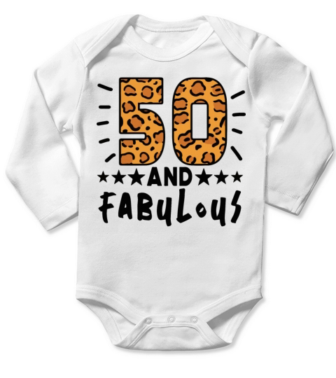 50th Birthday Vintage 1971 Limited Edition Long Sleeve Baby One-Piece