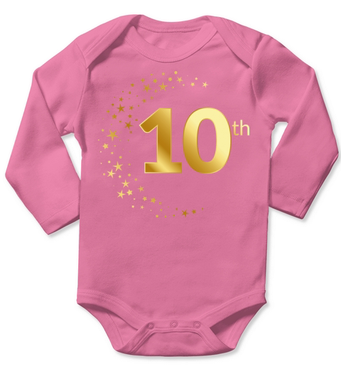 Anniversary Birthday day of honor gift Legends 10 Long Sleeve Baby One-Piece