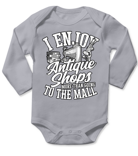 Antiques Thrifting Antiquing Collector Collecting Long Sleeve Baby One-Piece