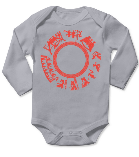 Dong son drum pattern Long Sleeve Baby One-Piece