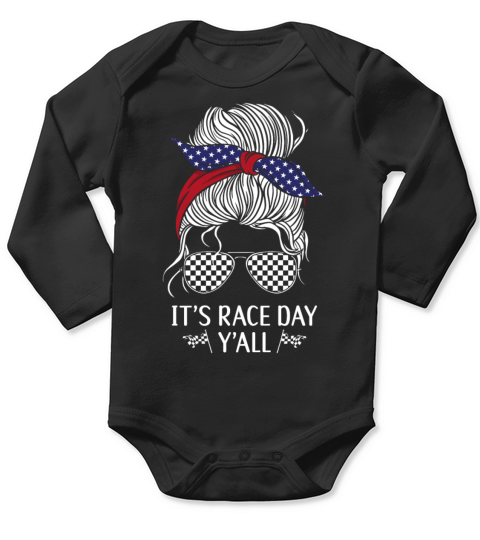 Drag Racing Race Car Girl Long Sleeve Baby One-Piece