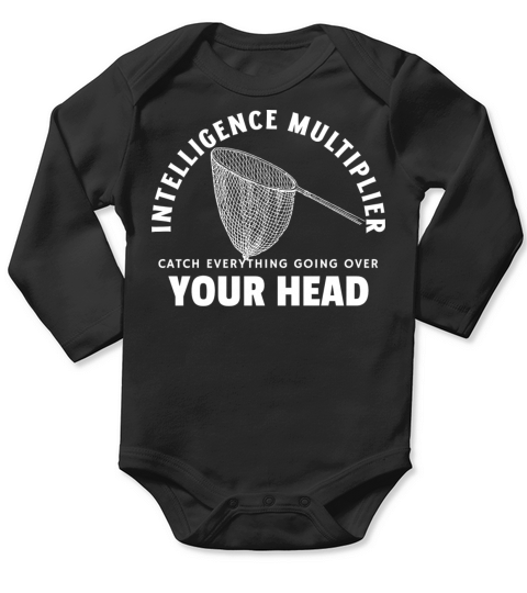Intelligence multiplier a net catch everything Long Sleeve Baby One-Piece