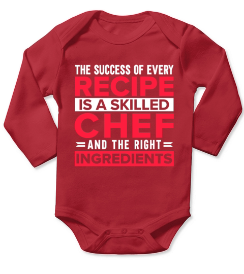 Kitchen Chef Quote Gift Funny Cooking Long Sleeve Baby One-Piece