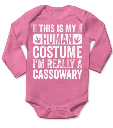 Retro Cassowary Vintage Cassowaries Quote Long Sleeve Baby One-Piece