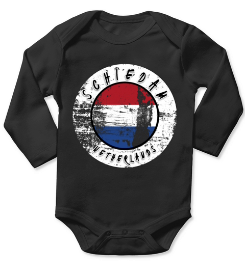 Schiedam Netherlands Vintage Long Sleeve Baby One-Piece