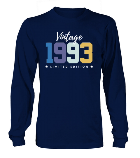 30 Years Vintage 1993 Retro 30th Birthday Long sleeved Unisex