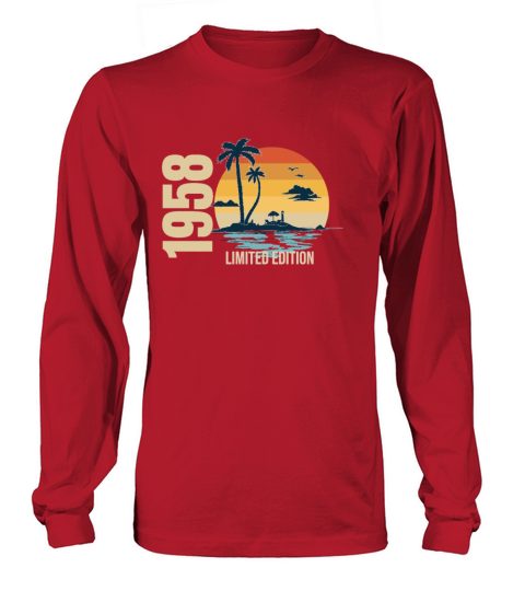Birthday Limited Edition1958 Long sleeved Unisex