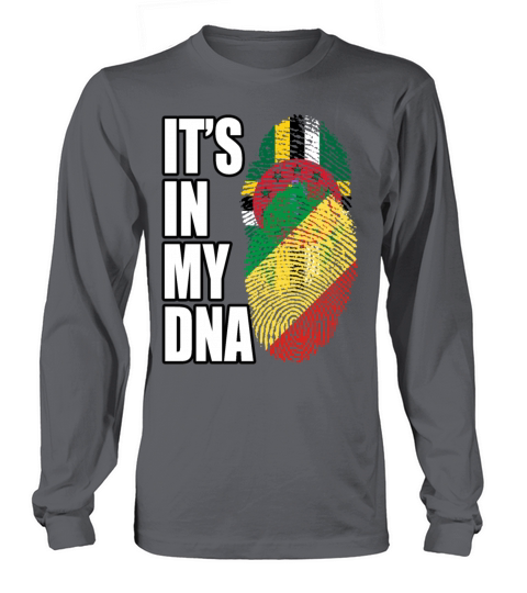 Dominican And Congolese Republic Mix Heritage DNA Long sleeved Unisex