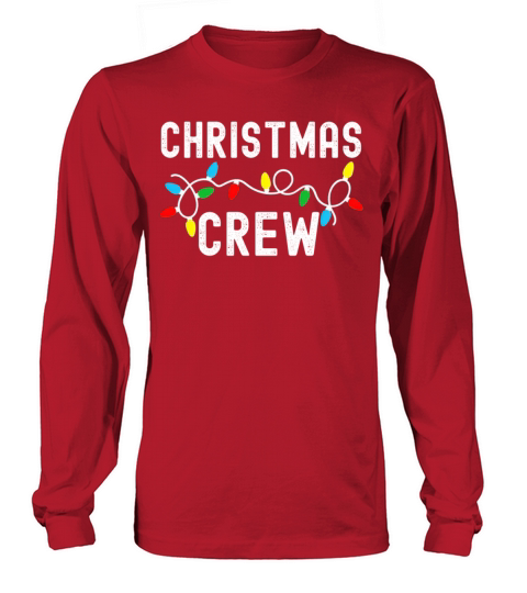 Lights Christmas Crew Funny Family Pajama Outfit Long sleeved Unisex
