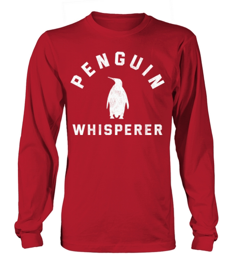 Penguin Whisperer Vintage Sunset Cute Womens Peng Long sleeved Unisex