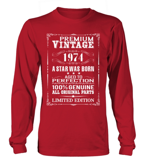 PREMIUM VINTAGE 1974 Long sleeved Unisex