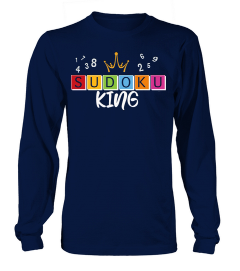 Sudoku King Long sleeved Unisex