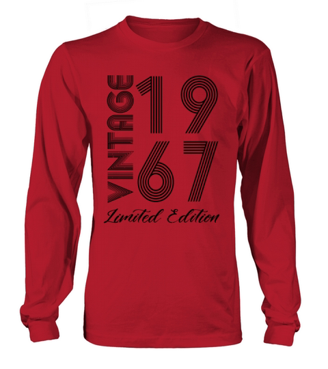 Vintage 1967 Vintage Birthday Retro Vintage Long sleeved Unisex