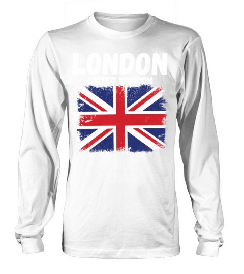 Vintage London England Funny Quote Kingdom Souveni Long sleeved Unisex