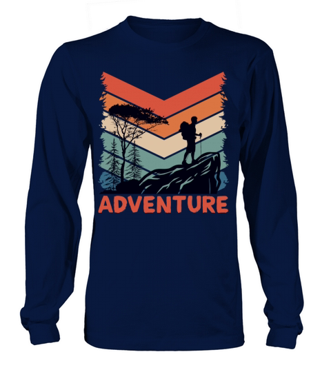 Vintage Mountains Climber Hiker Long sleeved Unisex