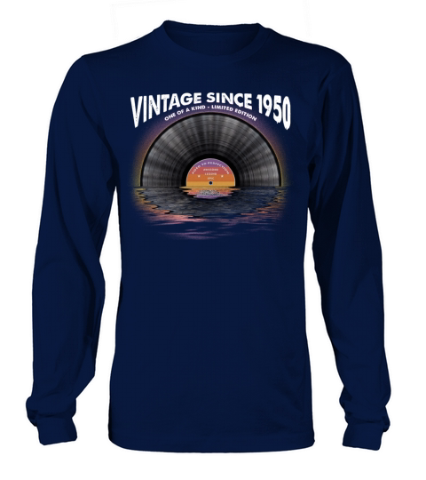 Vintage since 1950 Retro Disco Music Vintage Long sleeved Unisex