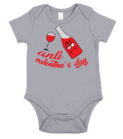 Anti valentines day Short Sleeve Baby One-Piece