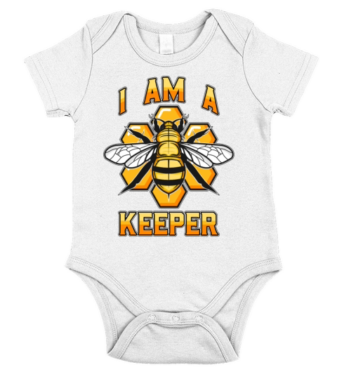 Beekeeping I Am A Keeper Apiculturist Beekeeper Short Sleeve Baby One-Piece