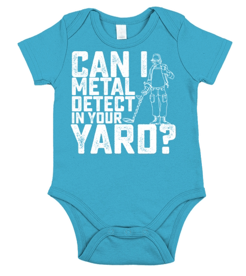 Can I Metal Detect In Your Yard Short Sleeve Baby One-Piece