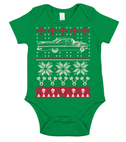 Freaking awesome christmas sweater car lover Short Sleeve Baby One-Piece