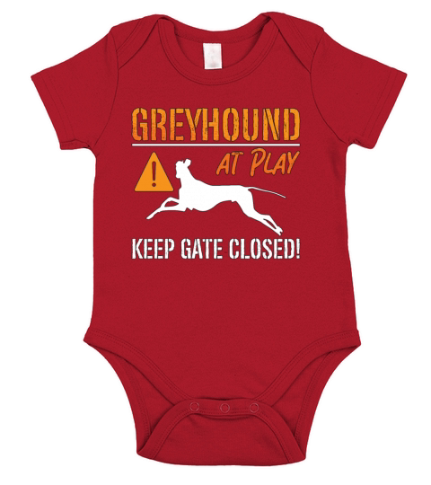 Greyhound Racing Greyhound At Play Greyhound Racer Short Sleeve Baby One-Piece