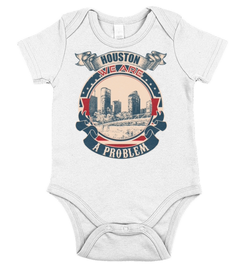Houston we are a problem vintage Short Sleeve Baby One-Piece
