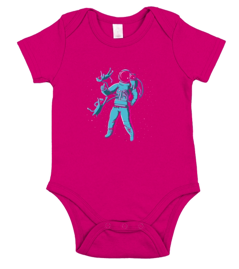 Intergalactic Cat Fancy Enthusiast Short Sleeve Baby One-Piece