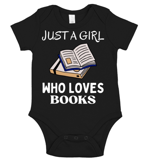Just A Girl Who Loves Books - Book Lover Short Sleeve Baby One-Piece