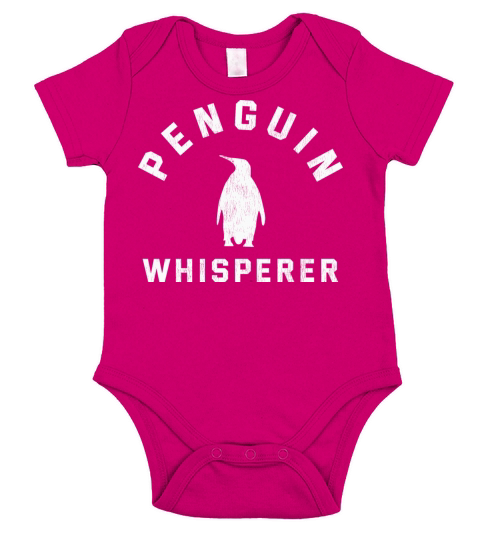 Penguin Whisperer Vintage Sunset Cute Womens Peng Short Sleeve Baby One-Piece