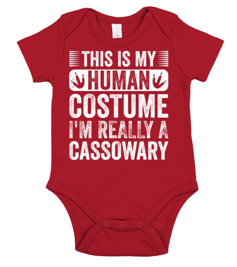 Retro Cassowary Vintage Cassowaries Quote Short Sleeve Baby One-Piece