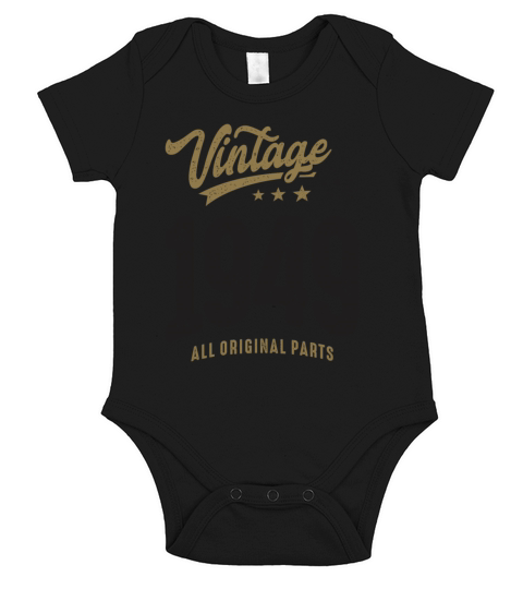 Vintage 1949 73rd Birthday Short Sleeve Baby One-Piece