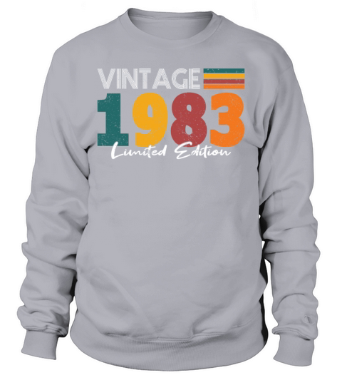 40th birthday vintage 1983 limited edition Sweatshirt Unisex