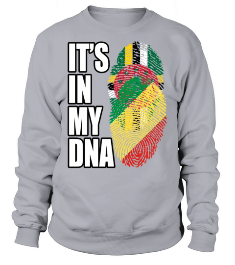 Dominican And Congolese Republic Mix Heritage DNA Sweatshirt Unisex