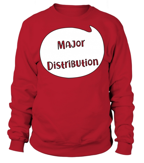 Major Distribution Quote Bubble Minimalist Typogra Sweatshirt Unisex