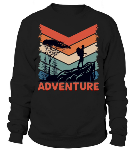 Vintage Mountains Climber Hiker Sweatshirt Unisex