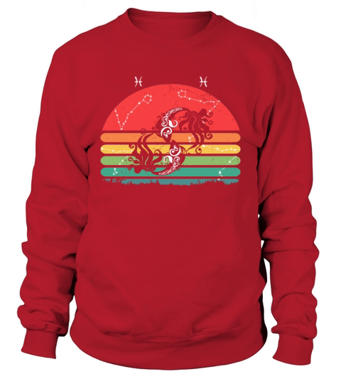 Zodiac Pisces Star Sign Sweatshirt Unisex