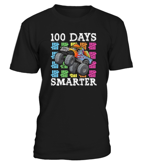 100 Days Of School Dabbing Monster Truck Smarter T-Shirt Unisex