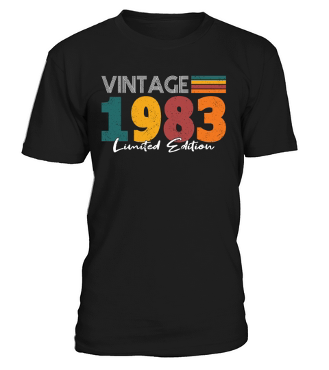 40th birthday vintage 1983 limited edition T-Shirt Unisex