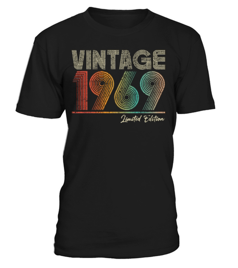 54 Years Old Vintage 1969 54th Birthday Gifts T-Shirt Unisex