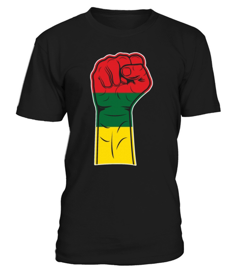 Black Fist Protest Pride Black History Month T-Shirt Unisex