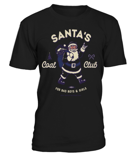 Christmas Santas Coal Club T-Shirt Unisex