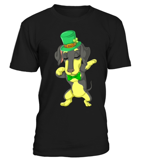 dabbing daschund st patricks day T-Shirt Unisex