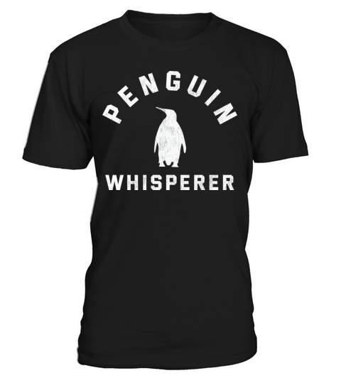 Penguin Whisperer Vintage Sunset Cute Womens Peng T-Shirt Unisex