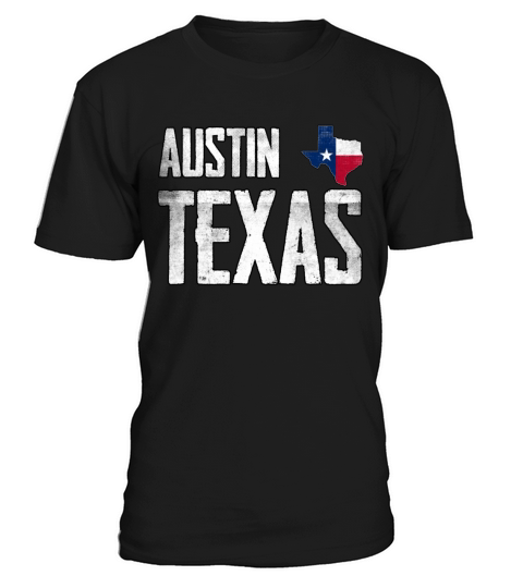 Vintage Austin Texas Flag T-Shirt Unisex