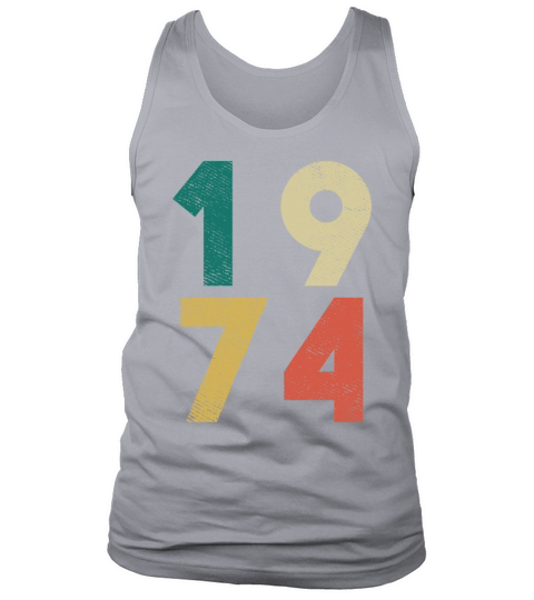 1974 Vintage Birthday Retro Tank Top Unisex