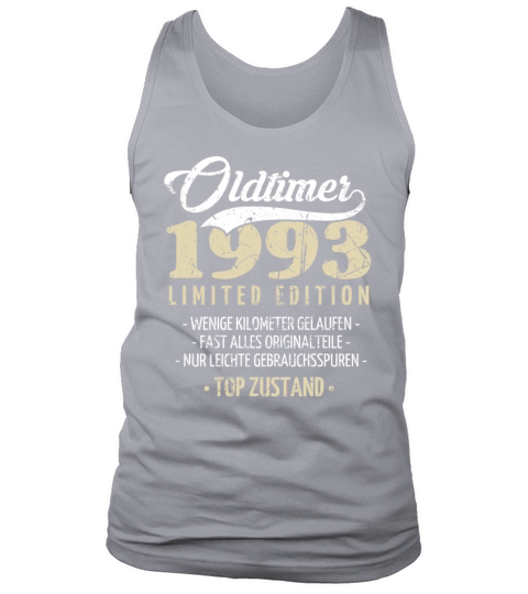 30th Birthday Vintage 1993 Tank Top Unisex