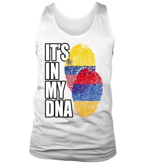 Armenian And Venezuelan Mix Heritage DNA Flag Tank Top Unisex