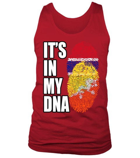 Gambian And Bhutanese Mix Heritage DNA Flag Tank Top Unisex